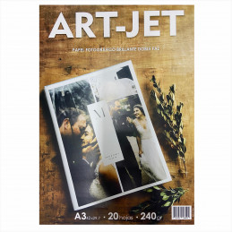 Papel Fotográfico A3 240 gr. Brillante, Doble Faz, x 20 hojas - Art Jet