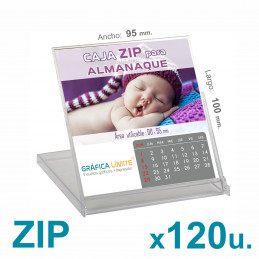 Caja ZIP Porta Calendario /...