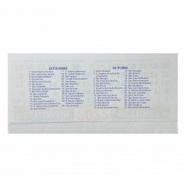 Almanaque 2024 Calendario Mignon Bi Mensual 14x8 cm. Con Troquelado x500u.