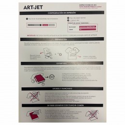 Papel Transfer Prendas Claras A3 x10 hojas - Art Jet