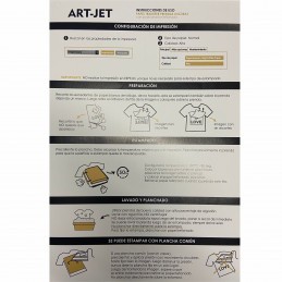 Papel Transfer Prendas Oscuras A3 x 10 hojas - Art Jet