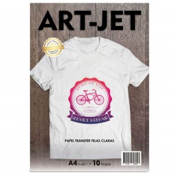 Papel Transfer Prendas Claras A4 x10 hojas - Art Jet