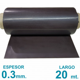 Rollo imán SIN Autoadhesivo 20 mt. x 31 cm. Bulto Cerrado - Grosor 0.3mm