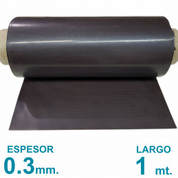 Rollo imán SIN Autoadhesivo 1 mt. x 31 cm. - Grosor 0.3mm