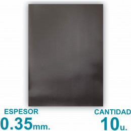 Plancha Imán Sin Autoadhesivo A4 (21x29.7cm) x10 uni. - Grosor 0.35mm - Premium