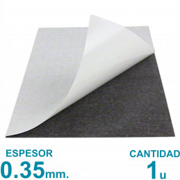 Plancha imán Autoadhesivo  A4 (21x29.7cm) x1 uni. - Grosor 0.35mm - Premium