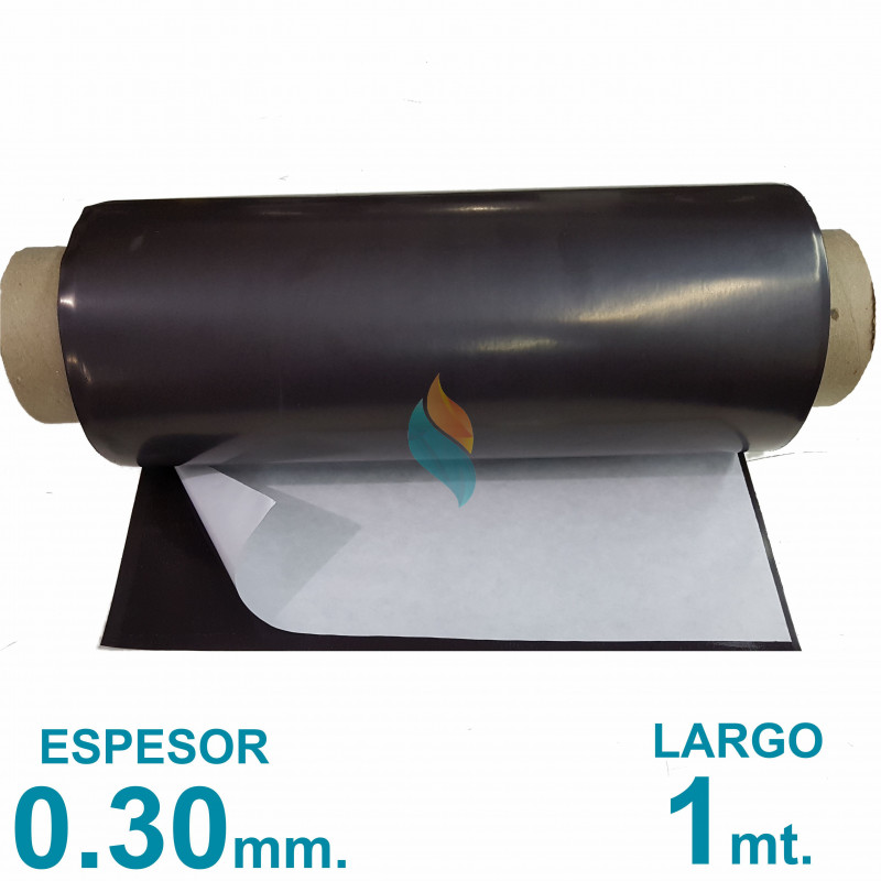 Rollo imán Autoadhesivo 1 mt. x 31 cm. - Grosor 0.3mm