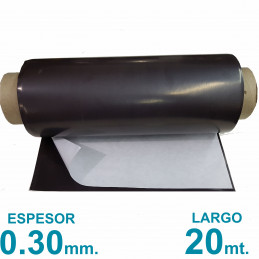 Rollo imán Autoadhesivo 20 mt. x 31 cm. Bulto Cerrado - Grosor 0.3mm