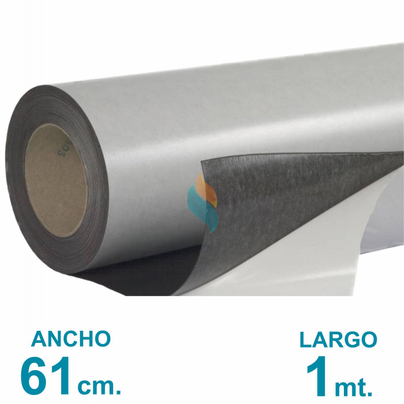 Rollo imán Autoadhesivo 1 mt. x 61 cm. - Grosor 0.35mm - Premium