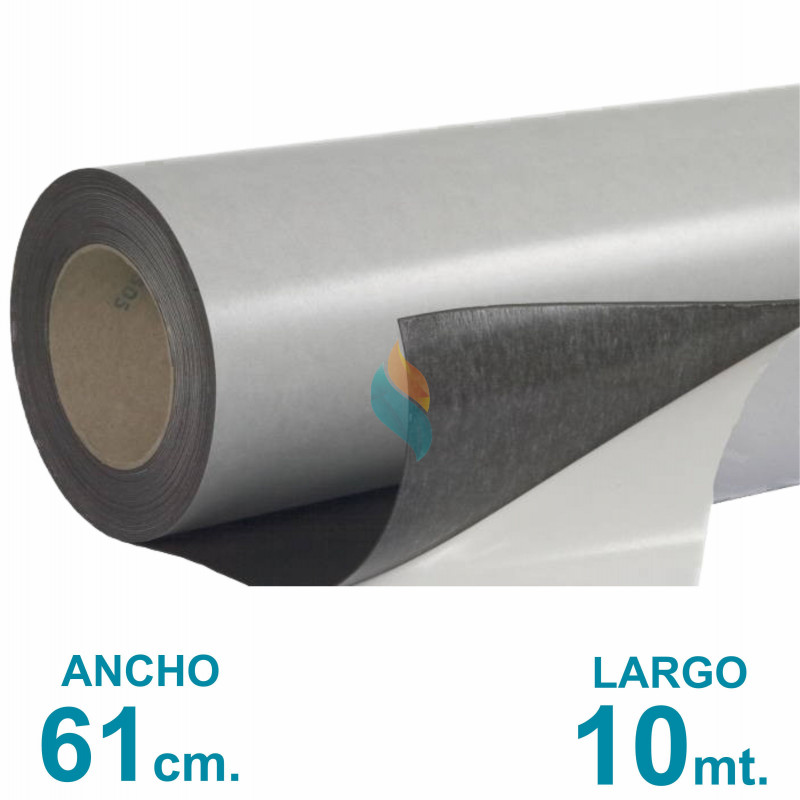 Rollo imán Autoadhesivo 10 mt. x 61 cm. - Grosor 0.35mm - Premium