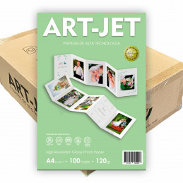 Papel Fotográfico A4 120 gr. Brillante x 2000 hojas - Art Jet