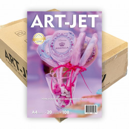 Papel Fotográfico Autoadhesivo A4 108 gr. Mate x 1000 hojas - Art Jet PRECIO MAYORISTA