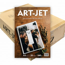 Papel Fotográfico A3 240 gr. Brillante, Doble Faz, x 1000 hojas - Art Jet PRECIO MAYORISTA