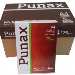 Resma A4 Papel Obra 75 gr. 5000 hojas - Punax Precio Mayorista