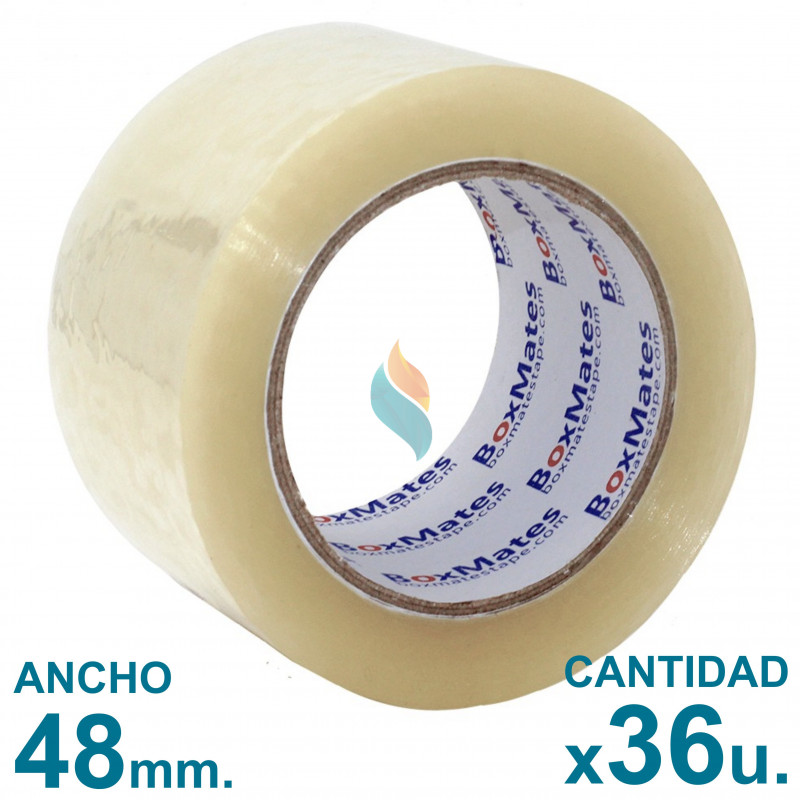 Cinta Embalaje Transparente 48mm x 90mts Autoadhesiva x36 uni. PRECIO MAYORISTA