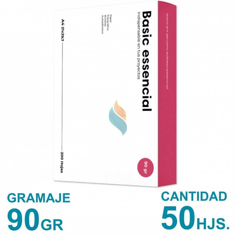 Papel Fotográfico Autoadhesivo A4 90 gr. Brillante x 50 hojas - Art Jet