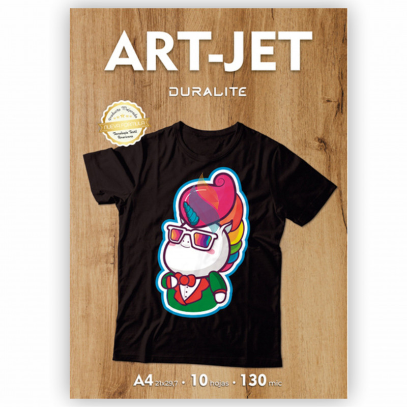 Papel Transfer Prendas Oscuras A4 x 10 hojas - Art Jet