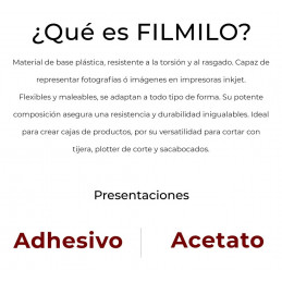 Filmilo Aluminio Perlado Autoadhesivo A4 Fotográfico x 20 hojas - Art Jet