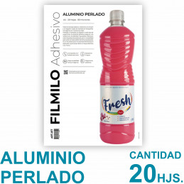 Filmilo Aluminio Perlado Autoadhesivo A4 Fotográfico x 20 hojas - Art Jet