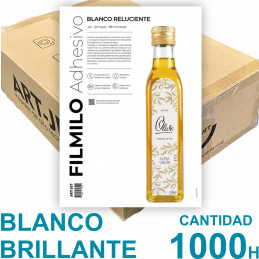 Filmilo Blanco Reluciente Autoadhesivo A4 Fotográfico x 1000 hojas - Art Jet PRECIO MAYORISTA