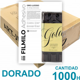 Filmilo Oro Lujoso Autoadhesivo A4 Fotográfico x 1000 hojas - Art Jet PRECIO MAYORISTA