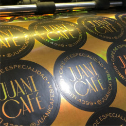 Vinilo Opp Holografico Oro Autoadhesivo A4 20 hojas - Coprodi