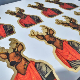 Vinilo Opp Holografico Oro Autoadhesivo A3 20 hojas - Coprodi