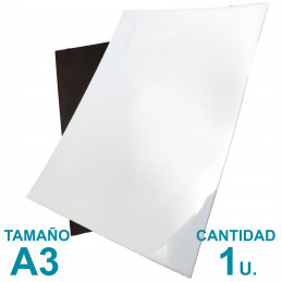 Iman Sublimable Blanco Brillante Plancha A3 x1u.
