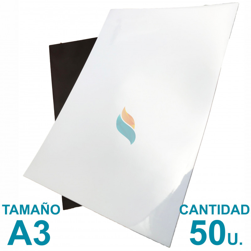Iman Sublimable Blanco Brillante Plancha A3 x50u. PRECIO MAYORISTA