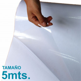 Vinilo Sublimable Transparente Autoadhesivo Brillante 5mt. x 61cm. Unical