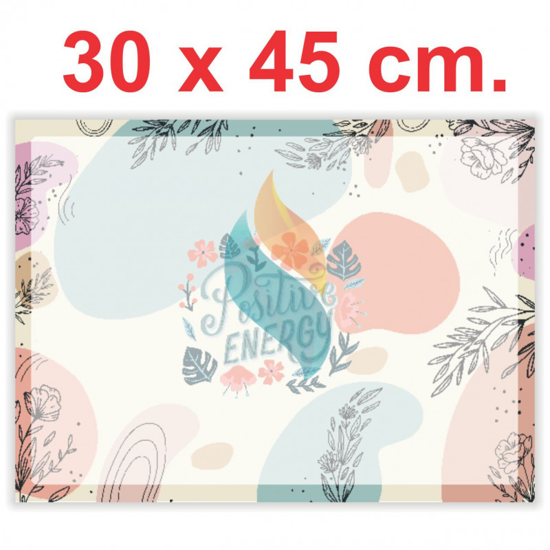 Pizarra Planner Planificador Imantado "Positive Energy" 45 X 30 Cm