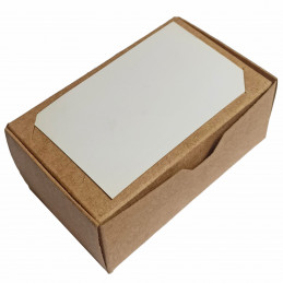 Caja Para Tarjetas Personales x100u. Cartulina Kraft