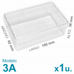 Caja Para Tarjetas Personales Nro. 3A x 1 u. Acrílicas Plásticas