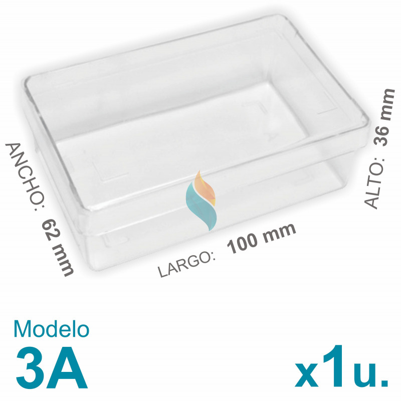 Caja Para Tarjetas Personales Nro. 3A x 1 u. Acrílicas Plásticas
