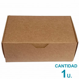 Caja Para Tarjetas Personales Cartulina Kraft 10x6x4 cm. x1u