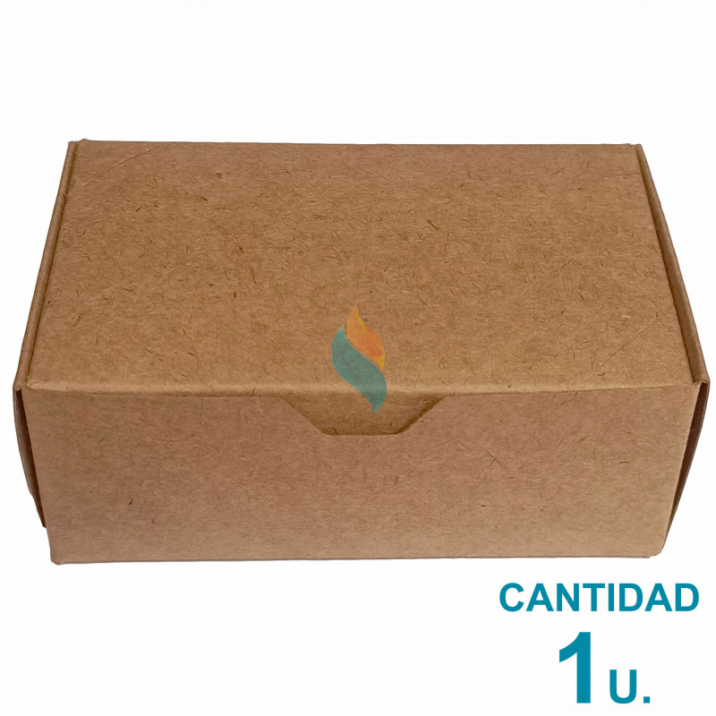Caja Para Tarjetas Personales Cartulina Kraft 10x6x4 cm. x1u