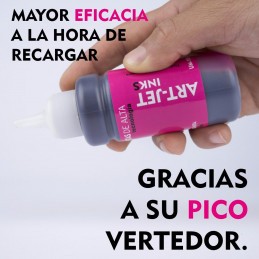 Tinta DYE Fotográfica Comercial ART JET Combo x 6 u. 1lt. c/u. 6 lts. TOTAL para Sistema Continuo Epson, Hp, Brother