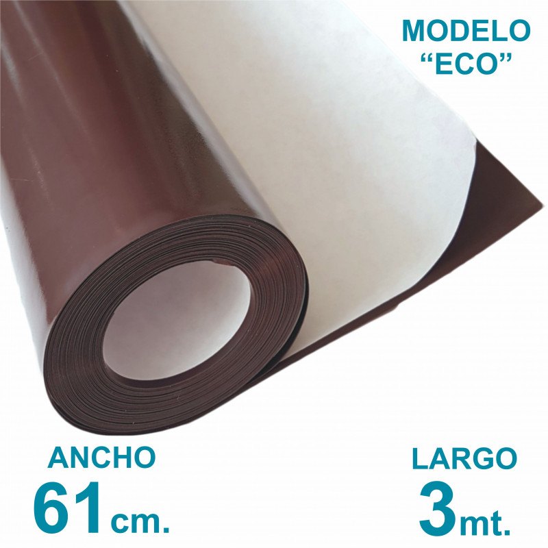 Rollo imán Autoadhesivo 3 mt. x 61 cm. - Adhesivado 60 cm - Grosor 0.35mm