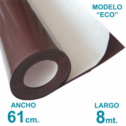 Rollo imán Autoadhesivo 8 mt. x 61 cm. - Adhesivado 60 cm - Grosor 0.35mm