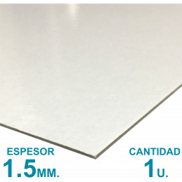 Carton Sublimable Blanco Brillante Plancha 1.5mm A4 x1u.