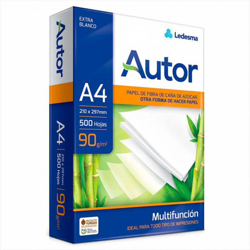 Resma A4 Papel Obra 90 gr. 500 hojas - Autor